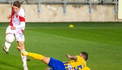 Utkání 8. kola první fotbalové ligy: SFC Opava - Slavia Praha, 21. listopadu...
