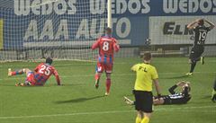 Utkání 9. kola první fotbalové ligy mezi SK Dynamo eské Budjovice a FC...