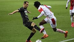 Utkání 9. kola první fotbalové ligy: Slavia Praha - Zbrojovka Brno, 29....