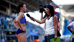 Nikola Bendová bhem rozhovoru.