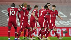 Radost fotbalist Liverpoolu.