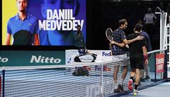 Ruský tenista Daniil Medvedv triumfoval na Turnaji mistr.