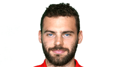 Útoník pardubického Dynama Robert Kousal.