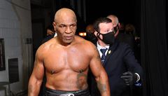 Mike Tyson po exhibici s Royem Jonesem Jr.