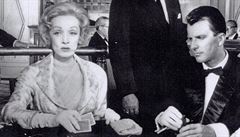 Peter Florjančič s herečkou Marlene Dietrichovou (po pravé straně).