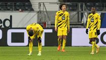 Zklamaní fotbalisté Dortmundu.