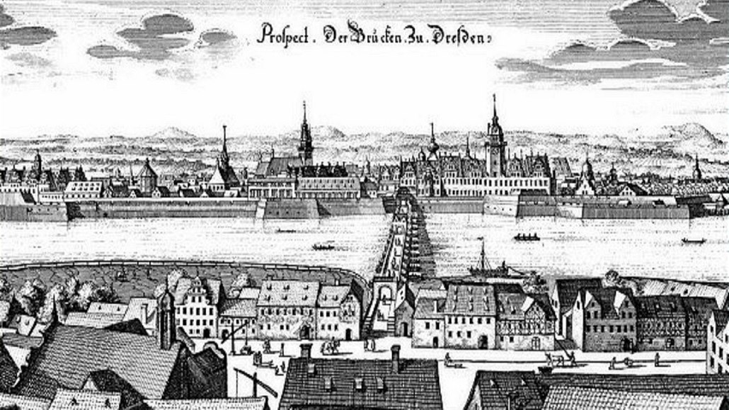 Saská metropole Drážďany v polovině 17. století se své dnešní podobě poněkud...