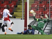Slavia vs. Beer eva, Evropská liga: Abdallah Dipo Sima podruhé pekonává...