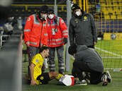 Zranný Mats Hummels z Dortmundu