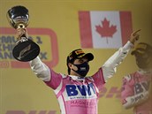 Velkou cenu Sáchiru formule 1 neekan vyhrál Sergio Pérez z Racing Pointu