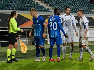 Gent vs. Liberec, Evropsk liga: pomezn ukliduje Niklase Dorscheho, Osmana...