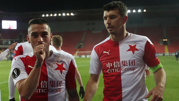 Slavia - Beer eva, Evropská liga: Stanciu a Kúdela slaví gól rumunského...