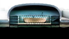 Muzeum pod vodou. V Amsterodamu vznikne muzeum postaven kolem vraku lodi z roku z roku 1749