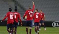 Lille vs. Sparta, Evropská liga: Burak Yilmaz se spoluhrá�i slaví druhý gól v...
