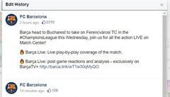 Barcelona se spletla