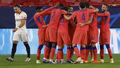 Olivier Giroud z Chelsea slaví gól