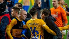 Utkání 10. kola první fotbalové ligy: SFC Opava - Baník Ostrava, 5. prosince...