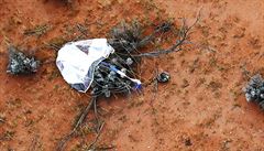 Kapsle dopadla do pou�t� v ji�ní Austrálii.