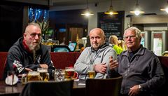 eskobudjovické restaurace mly ve tvrtek veer plno. Na snímku je restaurace...