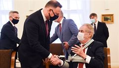 Prezident Miloš Zeman (vpravo) přivítal 9. prosince 2020 na Pražském hradě... | na serveru Lidovky.cz | aktuální zprávy