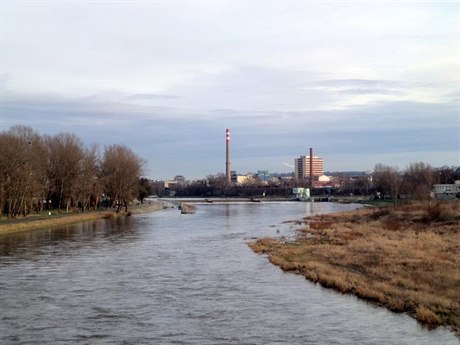 Vltava v pra�ské Troji.