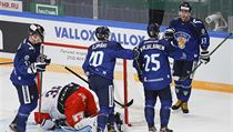 Čeští hokejisté podlehli Finsku 3:4.