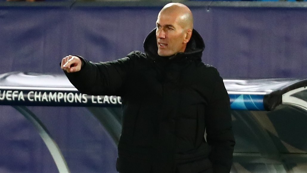 Kouč Realu Madrid Zinedine Zidane