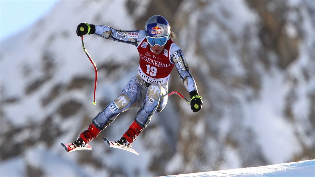 Ester Ledecká na lyžích