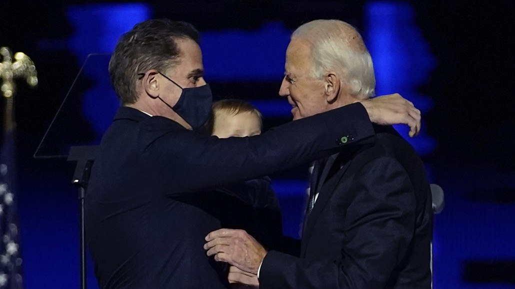 Joe Biden se synem Hunterem