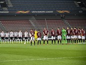 Evropská liga, Sparta vs. AC Milán: hrái uctili minutou ticha památku...