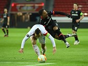 Slavia v utkání s Leverkusenem v Evropské lize