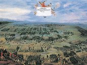Bitva na Bílé hoe 8. listopadu 1620 tak, jak ji ztvárnil vlámský barokní malí...