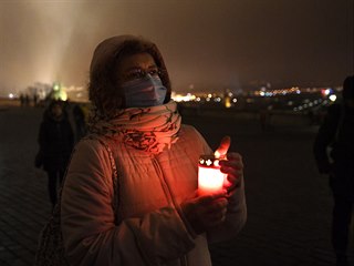 Vzpomnkov pochod Srdce na Hrad 2020 na Hradansk nmst v den vro mrt...