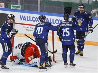 et hokejist podlehli Finsku 3:4.