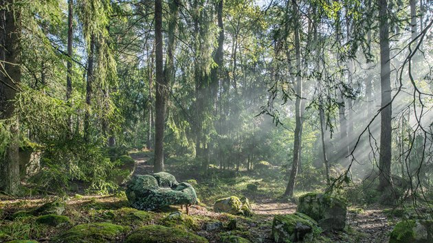 Pohovky z lesa a pobeí. védské designérky se inspirovaly pírodou