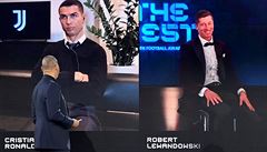 Cristiano Ronaldo a Robert Lewandowski.
