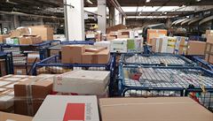 Nejvtí tídírna v eské republice letos ped Vánoci odbavuje minimáln...