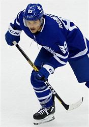 Útočník Toronto Maple Leafs Nicholas Robertson.