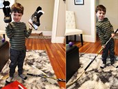 David Pastrák daroval tyletému chlapekovi hokejovou výstroj, jeho matce pak...