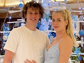 Fotbalista Alex Král slavil Vánoce s pítelkyní Markétou