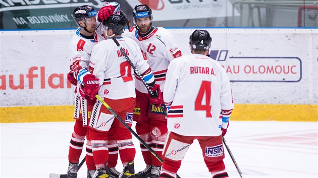 Utkání 30. kola hokejové extraligy: HC Olomouc - HC Ocelái Tinec, 28....
