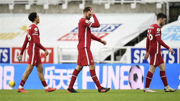 Hrái Liverpoolu po utkání Newcastlu