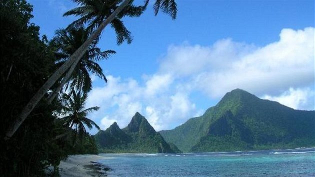 Tichomoský ostrov Samoa.