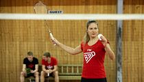 Česká badmintonistka Kateřina Málová