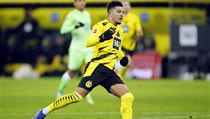 Jadon Sancho se postaral o vtzstv Dortmundu.