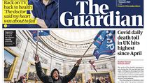 Chaos. Protrumpovsk dav to na americk Kapitol, pe The Guardian.