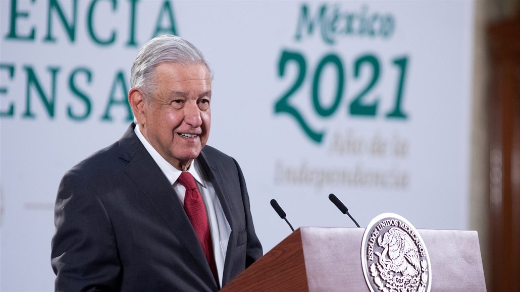 Mexixký prezident Andrés Manuel López Obrador.