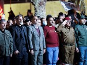 Zástupce velitele iráckých Lidových mobilizaních sil Azizi Al-Mohammedawi se...
