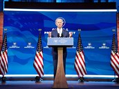 JOE BIDEN P�I PROJEVU K SITUACI V KAPITOLU.
