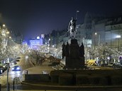 Silvestrovská noc byla v centru Prahy klidná.